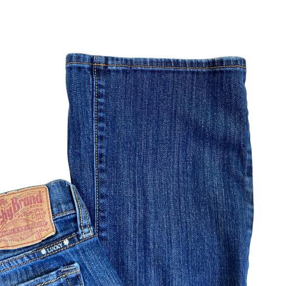 Lucky Brand Sz 8/29 ‘Zoe Boot’ Jeans Bootcut  Dark Wash Stonewashed Y2K Western - Picture 11 of 15